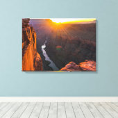 Der Grand Canyon Sunrise Wall Art Leinwanddruck (Insitu (Holzboden))