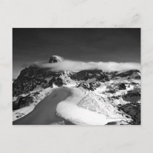 Der Grand Teton und die Kathedralengruppe als Postkarte