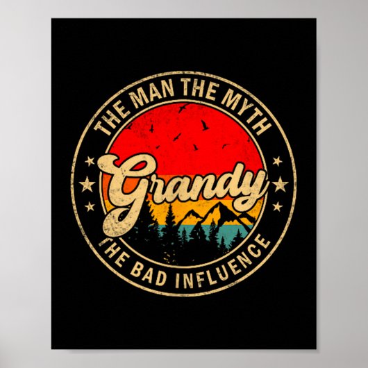 Der Grandy-Mythos Schlechter Einfluss Vintage Poster (Vorne)