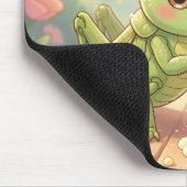 Der Grashüpfer und das Nektarkunstwerk.1 Mousepad (Ecke)