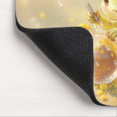 Der Grashüpfer und das Nektarkunstwerk Mousepad (Ecke)