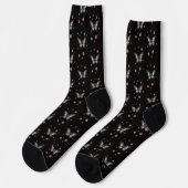 Der grässliche Schmetterling: Ein Symbol der Trans Socken (Linkes Detail)