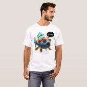 Der graue Fisch T-Shirt (Vorne ganz)