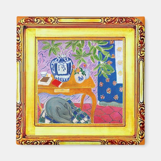 Der graue Hund Magnet (Vorne)