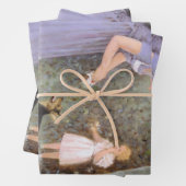 Der Graue kleine Hund von Guido Marzulli, Realismu Geschenkpapier Set (Beispiel)