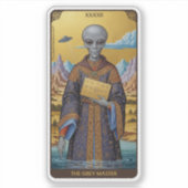 Der graue Meister - Aufkleber (Vorderseite)