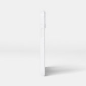 Der graue Schwarze Wolf im Schnee , der wilde Wint iPhone Hülle (Rechte Seite)