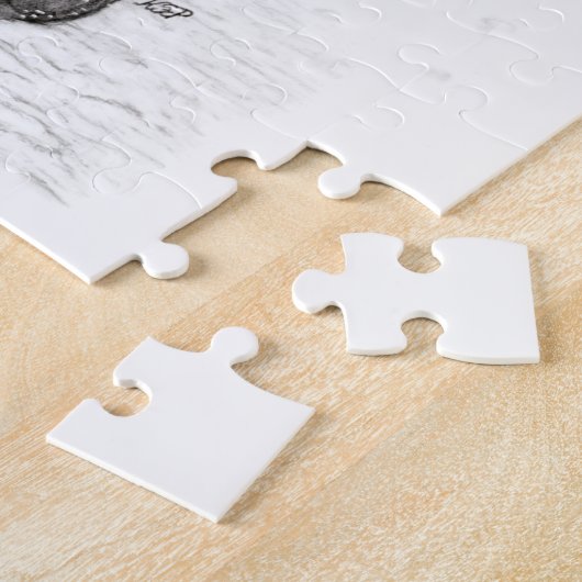 Der graue Schwarze Wolf im Schnee , der wilde Wint Puzzle (Seite)