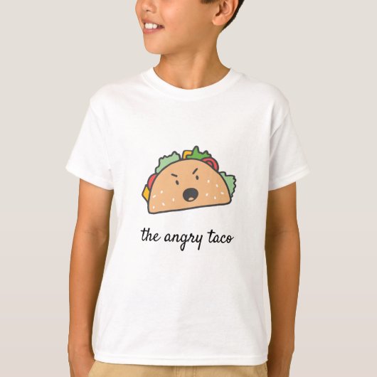 Der graue Taco T-Shirt (Vorderseite)
