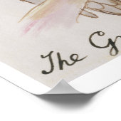 Der graue Vogel, von 'Sechzehn Zeichnungen von Com Poster (Ecke)