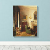 Der graue Zeichn Leinwanddruck (Insitu (Holzboden))