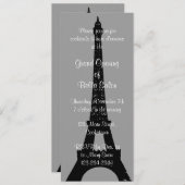 Der Gray Grand Opening Abend in Paris Einladung (Vorne/Hinten)