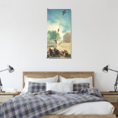 Der Greasy Pole, 1787 Leinwanddruck (Insitu (Schlafzimmer))