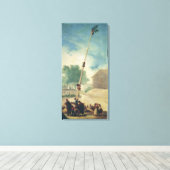 Der Greasy Pole, 1787 Leinwanddruck (Insitu (Holzboden))