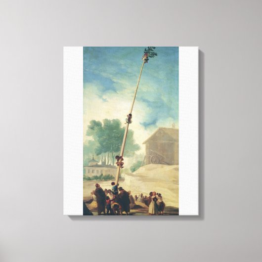Der Greasy Pole, 1787 Leinwanddruck (Vorderseite)