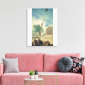 Der Greasy Pole, 1787 Leinwanddruck (Insitu (Wohnzimmer))