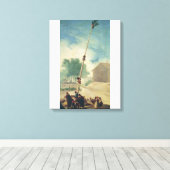 Der Greasy Pole, 1787 Leinwanddruck (Insitu (Holzboden))