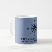 Der Great Lakes Nautical Kompass Kaffeetasse (Vorderseite Links)