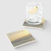 Der Great Salt LakesteinUntersetzer Steinuntersetzer (Seitenansicht)