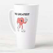 Der Greatest Heart Becher Milchtasse (Linke Ecke)