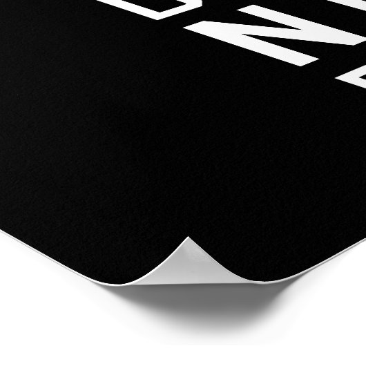 Der Grenzwert existiert nicht Poster (Ecke)