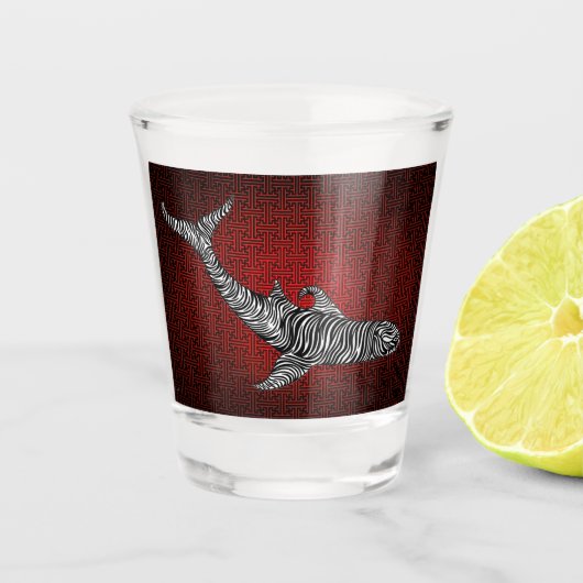 Der Griff Schnapsglas (Vorderseite)