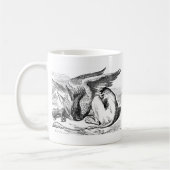 Der Griffin aus der Alice im Wunderland Kaffeetasse (Links)