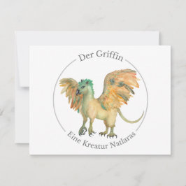 Der Griffin - Eine Kreatur Natlaras Feiertagskarte