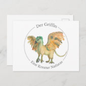 Der Griffin - Eine Kreatur Natlaras Postkarte (Vorne/Hinten)