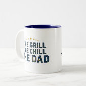 DER GRILL DER SCHAUER DER VATER Kaffeetasse (Vorderseite Links)