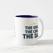 DER GRILL DER SCHAUER DER VATER Kaffeetasse (VorderseiteRechts)
