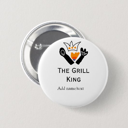Der Grill-Meister hinzufügen Namen Text Kochen am  Button (Vorne & Hinten)