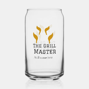 Der Grill-Meister hinzufügen Namen Text Kochen am  Dosenglas