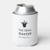 Der Grill-Meister hinzufügen Namen Text Kochen am  Dosenkühler (Kanne Vorderseite)