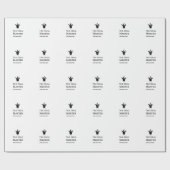 Der Grill-Meister hinzufügen Namen Text Kochen am Geschenkpapier (Flach)