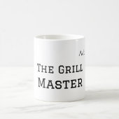 Der Grill-Meister hinzufügen Namen Text Kochen am Kaffeetasse (Mittel)