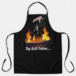 Der Grill-Vater All-over-Print-Schürze Schürze