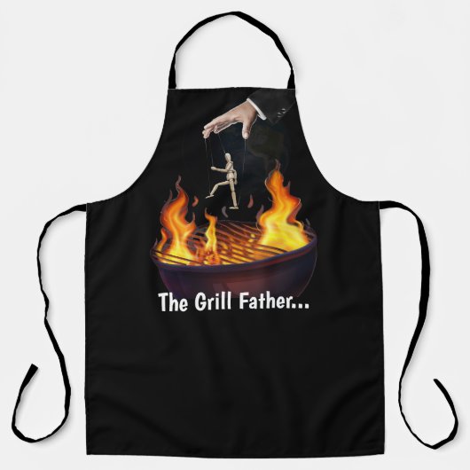 Der Grill-Vater All-over-Print-Schürze Schürze (Vorderseite)