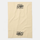 Der Grill-Vater Geschirrtuch (Vertikal)