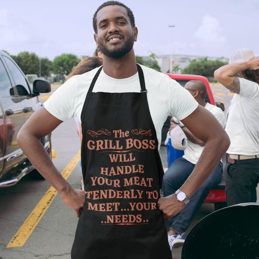 Der Grillbügel kümmert sich um Ihr Fleisch Schürze