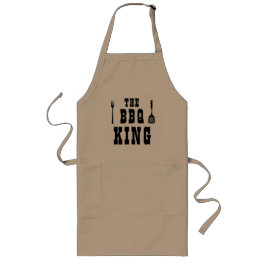 Der GRILLEN König oder die Königin fertigen das Lange Schürze