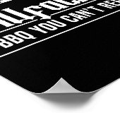 Der Grillfather Bbq Grillen Grillmaster Rbecue Poster (Ecke)