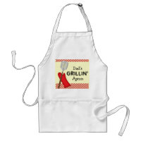Der Grillin des Vaters Schürze