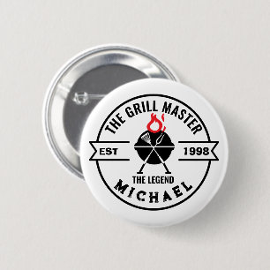 Der Grillmeister Gegründet Jahr Name Flamme Button