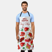 Der Grillmeister Schürze (Getragen)
