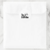 Der Grillpater Premium _1 Runder Aufkleber (Tasche)