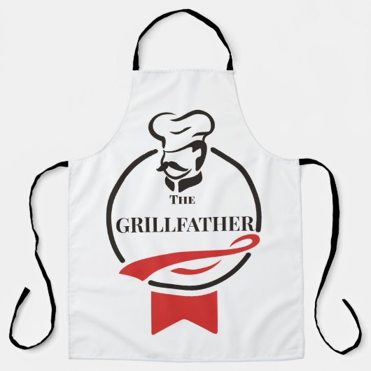 Der Grillvater Custom Schürze (Vorderseite)
