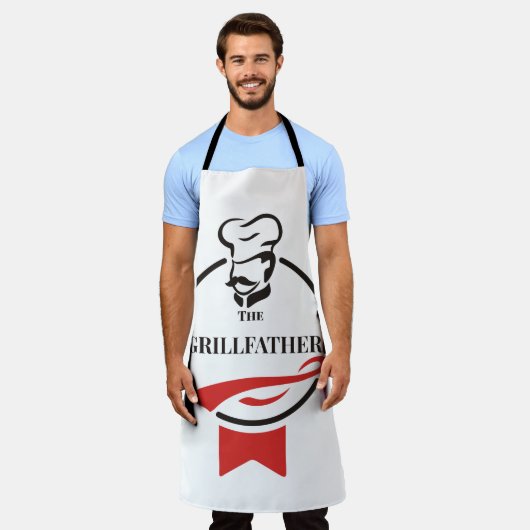 Der Grillvater Custom Schürze (Getragen)