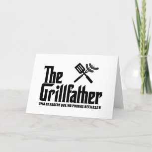 Der Grillvater Dankeskarte