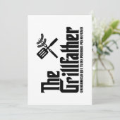 Der Grillvater Einladung (Stehend Vorderseite)